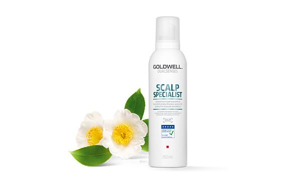 GW DS Scalp Specialist Productpage M Slider Products SENSITIVE FOAM SHAMPOO WHITE TEA